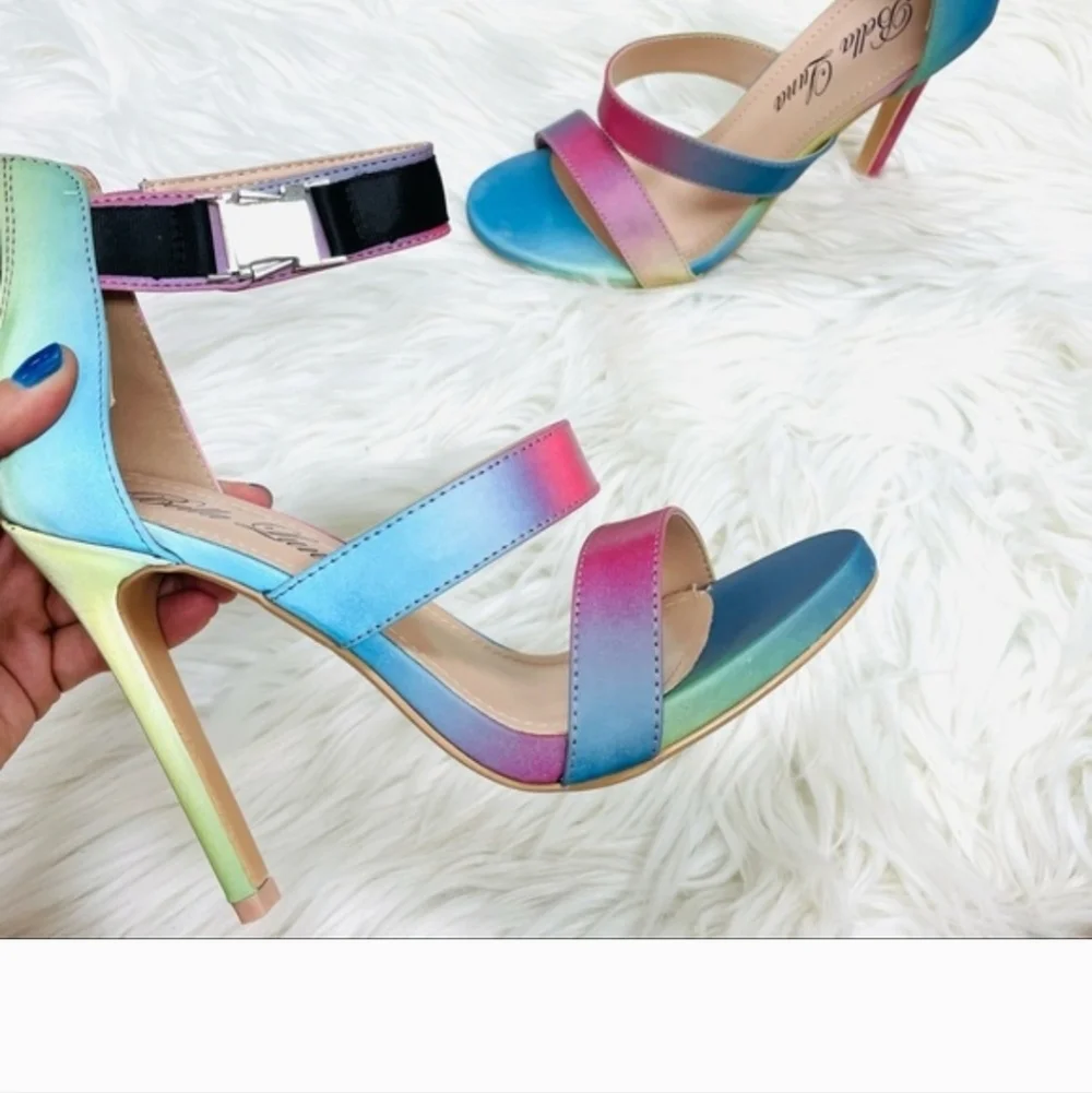 Colorful Gradient High Heels